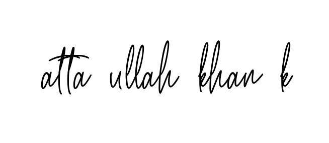 Atta-ullah-khan-k signature