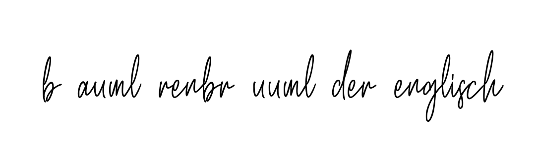B-auml-renbr-uuml-der-englisch signature
