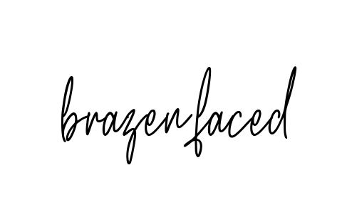 Brazenfaced signature