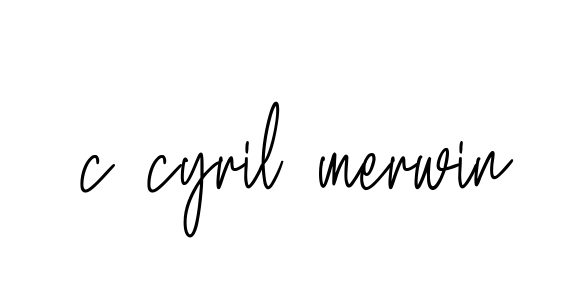 C-cyril-merwin signature