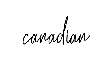 Canadian signature