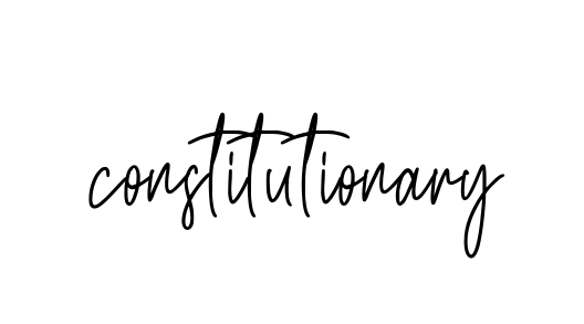 Constitutionary signature