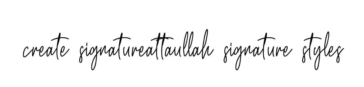 Create-signatureattaullah-signature-styles signature