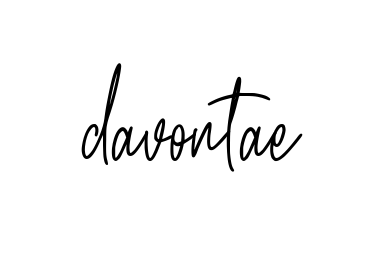 Davontae signature