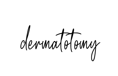 Dermatotomy signature