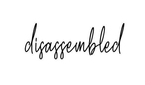 Disassembled signature