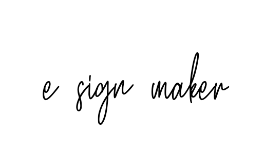 E-sign-maker signature