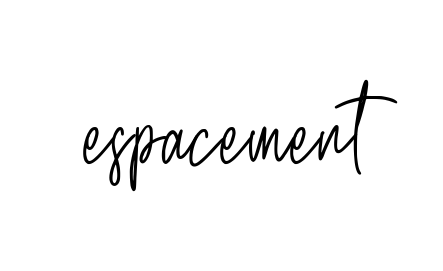 Espacement signature
