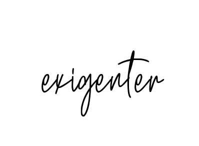 Exigenter signature