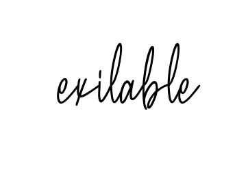 Exilable signature