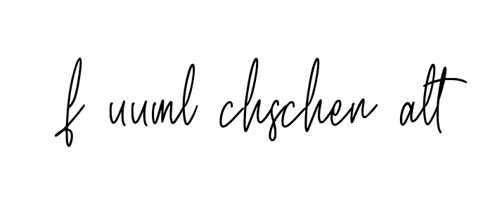 F-uuml-chschen-alt signature