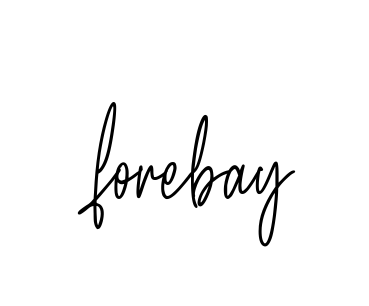 Forebay signature