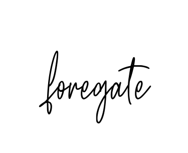 Foregate signature