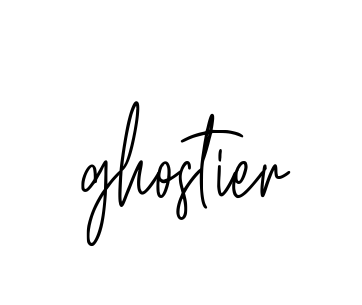 Ghostier signature