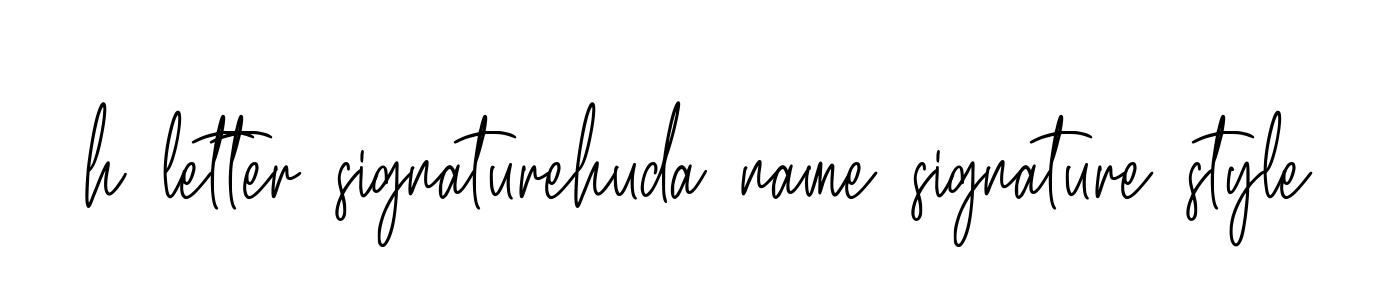 H-letter-signaturehuda-name-signature-style signature