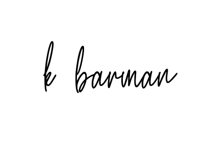 K-barman signature