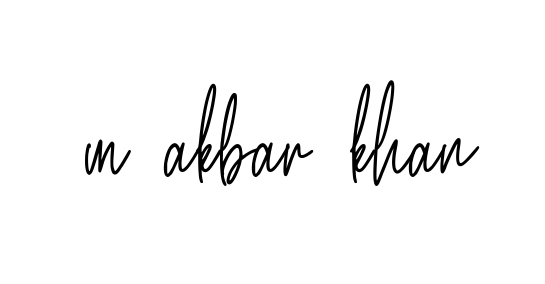 M-akbar-khan signature