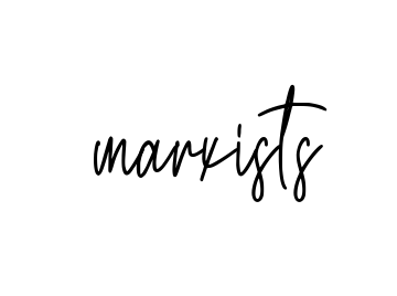 Marxists signature