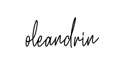 Oleandrin signature