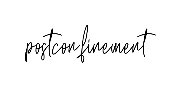 Postconfinement signature