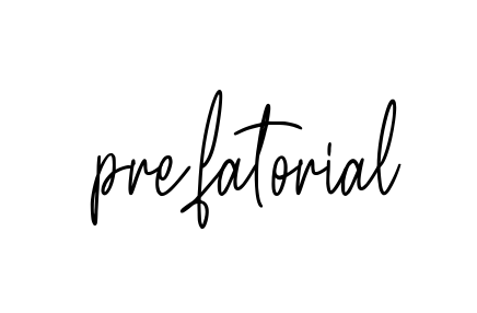 Prefatorial signature