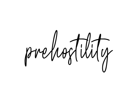 Prehostility signature