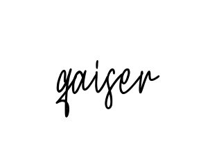 Qaiser signature