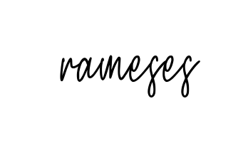 Rameses signature