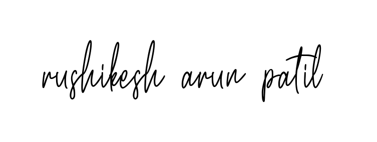 Rushikesh-arun-patil- signature
