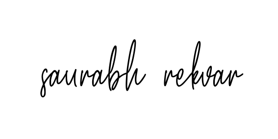 Saurabh-rekvar signature