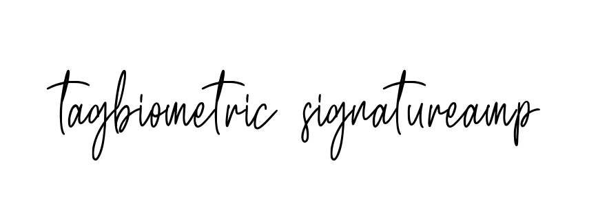 Tagbiometric-signatureamp signature