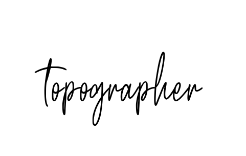 Topographer signature