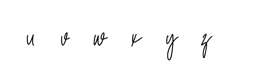 U--v--w--x--y--z-- signature