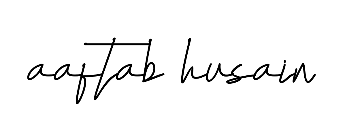 Aaftab-husain signature