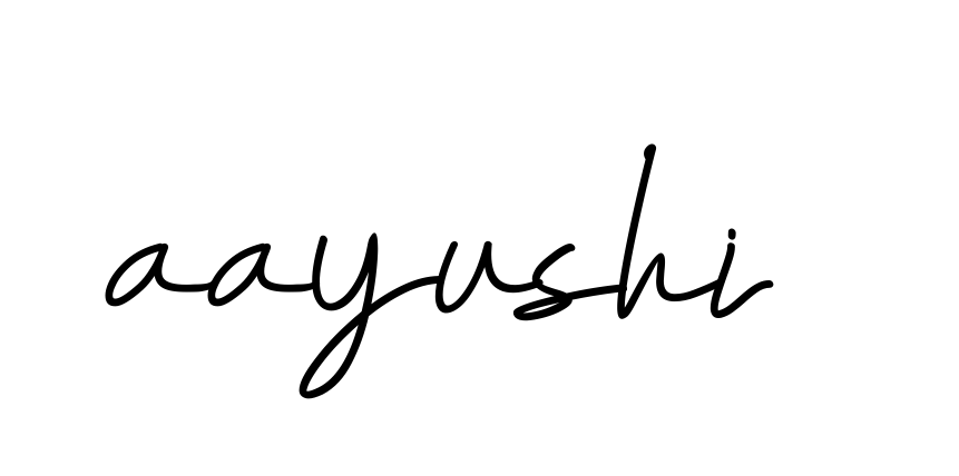 Aayushi- signature