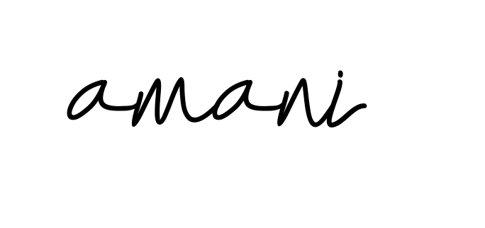 Amani- signature