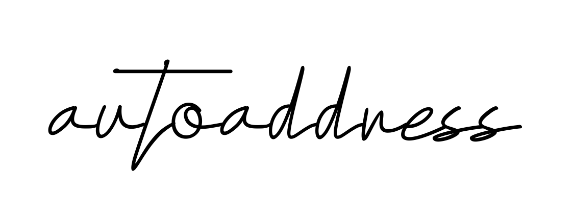 Autoaddress signature