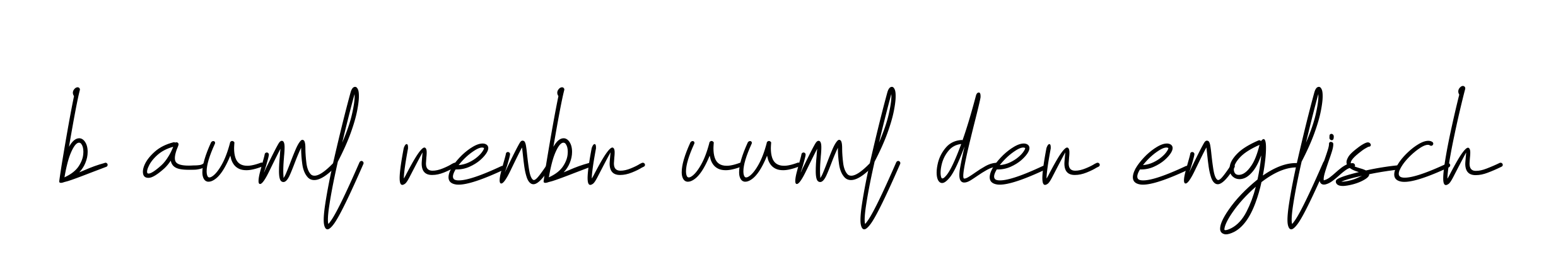 B-auml-renbr-uuml-der-englisch signature