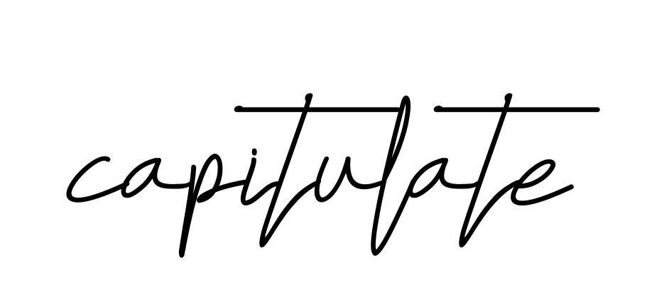 Capitulate signature