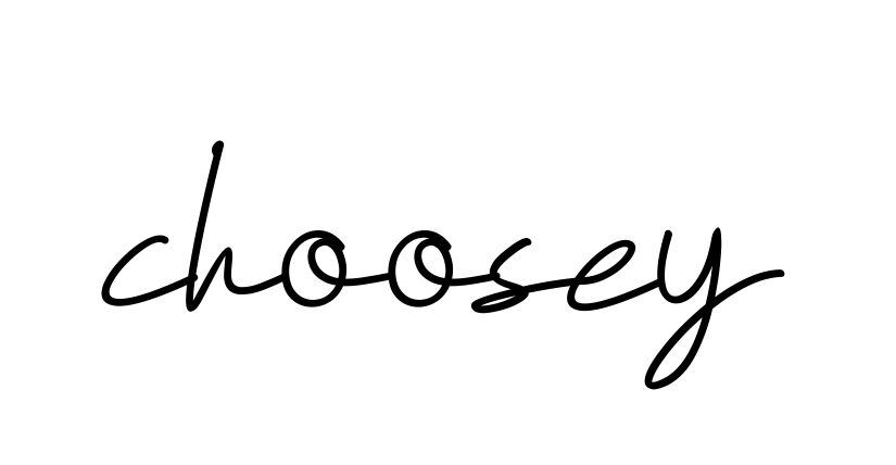 Choosey signature