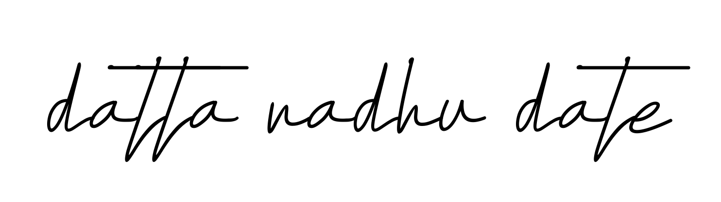 Datta-radhu-date signature
