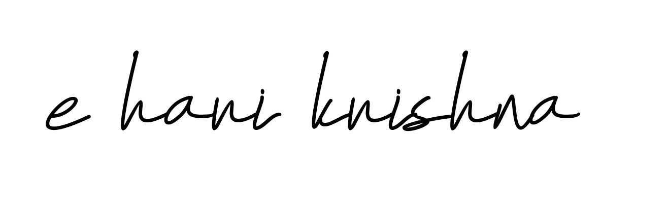 E-hari-krishna- signature