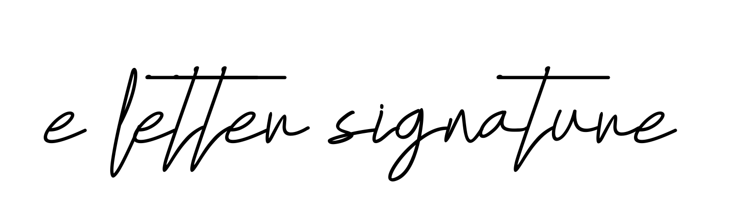E-letter-signature signature
