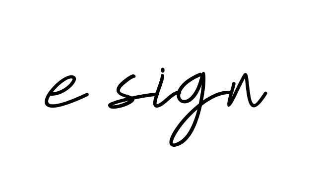 E-sign signature