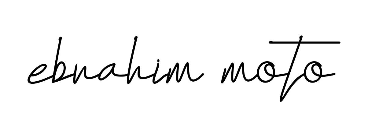 Ebrahim-moto signature