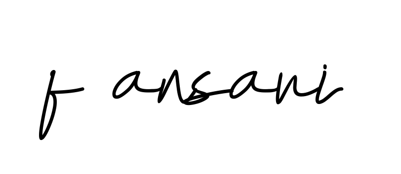 F-ansari signature