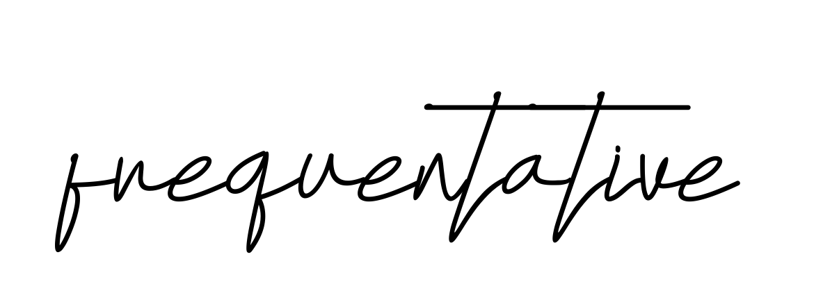 Frequentative signature