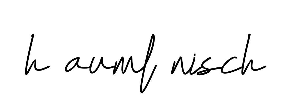 H-auml-nisch signature