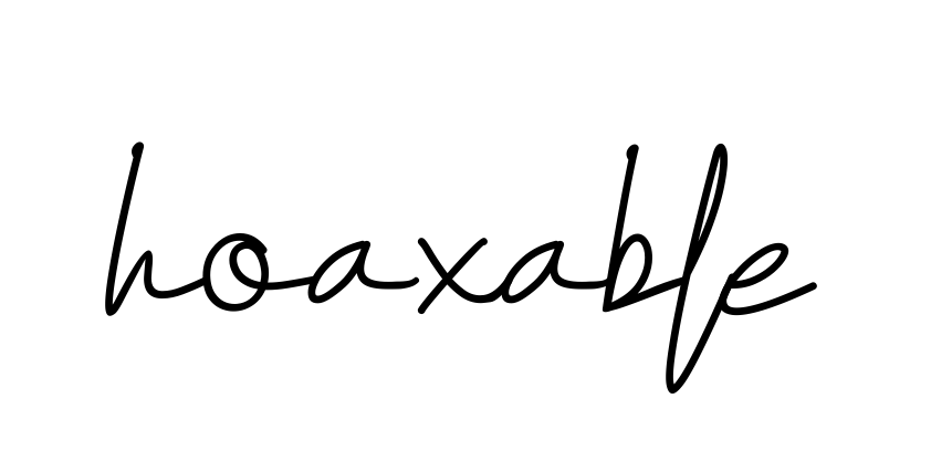 Hoaxable signature