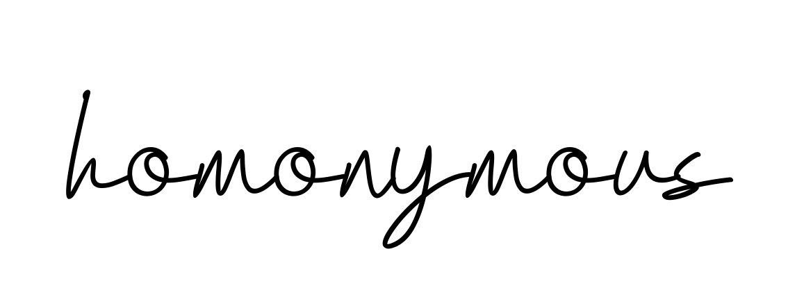 Homonymous signature